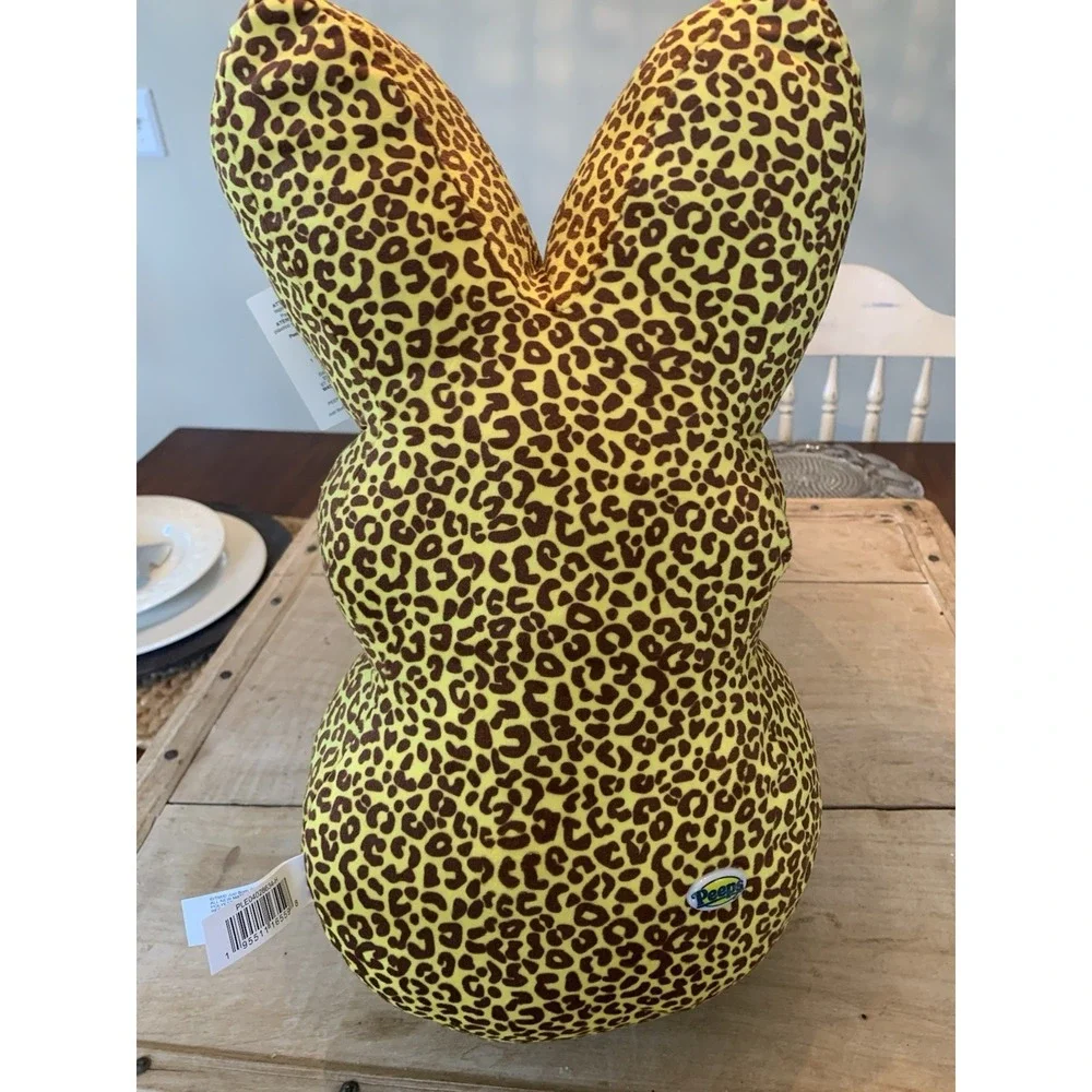 Peeps EMO Punk Rock Bunny Yellow Hot Pink Cheetah Leopard Print 16